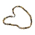 Tiger Eye Crystal Necklace with clasp - 18 Inches
