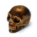 Tiger Eye Crystal Skull - 4cm