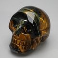 Tiger Eye Crystal Skull ~5.2 x 3.4cm