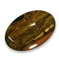 Tiger Eye Thumb Stone ~40mm