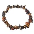 Tiger Iron Gemstone Chip Bracelet