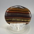 Tiger Iron Polished Flat Tumblestone ~43mm