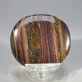 Tiger Iron Polished Flat Tumblestone ~43mm
