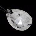 Tourmalinated Quartz Pendant & Wax Cotton Cord ~32mm