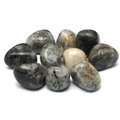 Tourmalinated Quartz Tumble Stone (20-25mm)