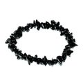 Black Tourmaline Gemstone Chip Bracelet