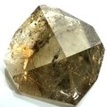 TRANSFORMATIONAL Golden Rutile Smoky Quartz Polished Freeform ~122mm