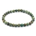 Turquoise 6mm Round Bead Bracelet