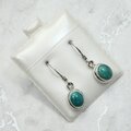 Turquoise 925 Silver Drop Earrings ~29mm