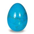 Turquoise Howlite Crystal Egg ~48mm