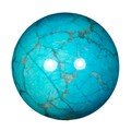 Turquoise Howlite Crystal Sphere ~45mm