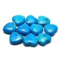 Turquoise Howlite Mini Crystal Heart - 2.5cm
