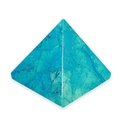 Turquoise Howlite Pyramid