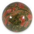 Unakite Medium Crystal Sphere ~4.5cm
