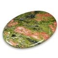 Unakite Palm Stone ~70x50mm