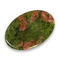 Unakite Thumb Stone ~40mm