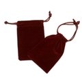 Velvet Gift Pouch - Red (9.5cm x 7cm)