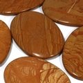 Walnut Jasper Palm Stone ~70x50mm