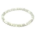 White Moonstone 4mm Mini Bead Bracelet