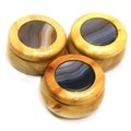 Wooden Jewel Box ~ Natural Agate, Small