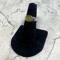 Yellow Opal Oval 925 Sterling Silver Ring~6.25 US / M 1/2 UK