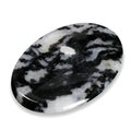 Zebra Jasper Thumb Stone ~40mm