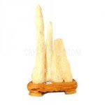 Stalagmite Specimen on a Wooden Base - 48cm