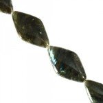 Labradorite Crystal Beads - 50mm Rhombus
