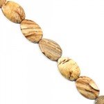 Picture Jasper Crystal Beads - 25mm Twisted Oval