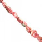 Rhodochrosite Crystal Beads - 18mm Tumble Stone