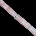 Rose Quartz Crystal Beads - 48mm Rectangle