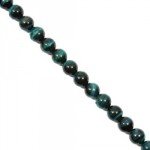 Turquoise Tiger Eye Crystal Beads - 10mm Round Bead
