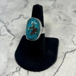 Turquoise 925 Sterling Silver Ring~8.5 US / Q 3/4 UK