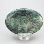 African Jade & Pyrite Palm Stone (Extra Grade) ~70x50mm
