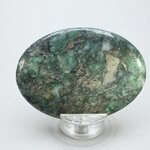 African Jade & Pyrite Palm Stone (Extra Grade) ~70x50mm