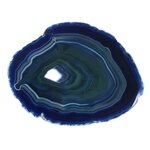 Agate Slice - Banded brown with crystal centre ~ 210mm