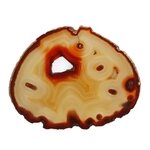Agate Slice - Opaque with Carnelian colouration ~170mm