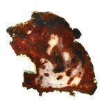 Agate Slice - Blood Red with Crystal ~240mm