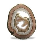 Agate Slice - Mauve with crystal centre  ~ 235mm