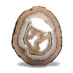 Agate Slice - Mauve with crystal centre ~ 235mm