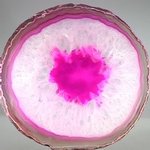Agate Slice - Pink  ~110mm