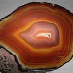 Agate Slice -  Red/Brown ~150mm
