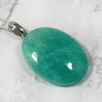 Amazonite Gemstone Pendant  ~28mm