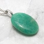 Amazonite Gemstone Pendant  ~30mm