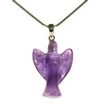 Amethyst Angel Pendant - 25mm