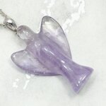 Amethyst Angel Pendant - 30mm