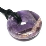Amethyst Donut Necklace 'Peace'