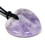 Amethyst Heart Necklace 'Peace'