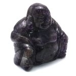 Amethyst Sitting Buddha Statue