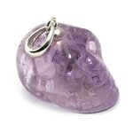 Amethyst Skull Pendant ~ 18mm